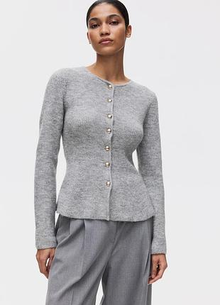 Кардиган кофта сіра