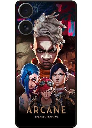 Силіконовий чохол бампер для iphone 17 з малюнком arcane 12