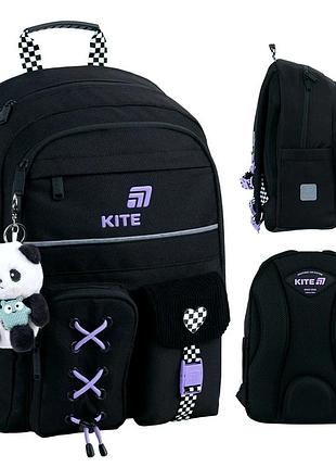 Рюкзак школьный kite education panda love k26-584m-2