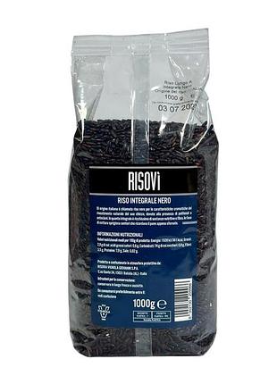 Рис risovi черный цельнозерновой e riso integrale nero, 1000 г 2
