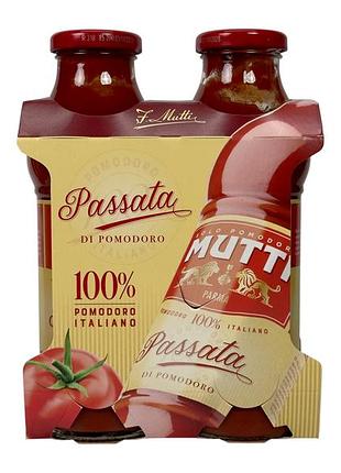 Пассата томатная mutti e passata bottiglia, 2 шт × 400 г
