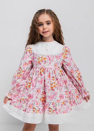 Платье розалина розовое 134