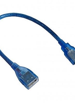 Дата кабель usb 2.0 am/af 0.3m 30 см папа-мама удленитель