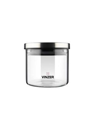 Емкость для хранения продуктов стеклянная 0.4 л vinzer 50732