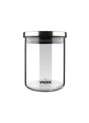 Емкость для хранения продуктов стеклянная 0.6 л vinzer 50734