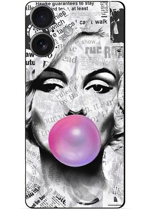 Силіконовий чохол бампер для iphone 17 з малюнком мерілін монро marilyn monroe