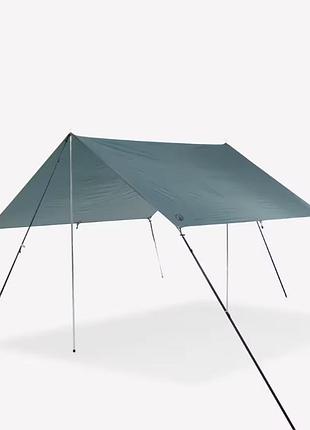Туристический навес для кемпинга тент quechua l 2,88 x 2,55м водонепроницаемый многофункциональный