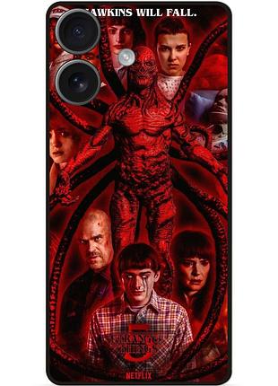 Силіконовий чохол бампер для iphone 17 з малюнком stranger things 19