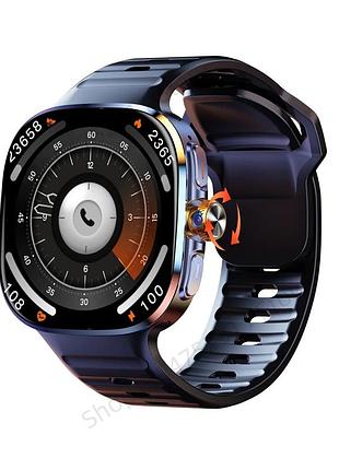 Android 5g часы c сим картой m99 amoled 8+128 gb black smart watch с gps, wi-fi, playmarket, tiktok и google