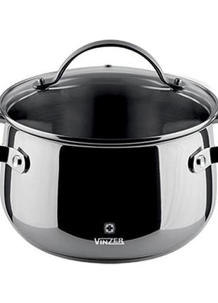 Каструля з кришкою vinzer culinaire series 24 см 7 л. 89168