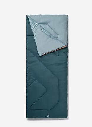 Спальний мішок для кемпінгу quechua comfort 10° (190 x 80 см) синій