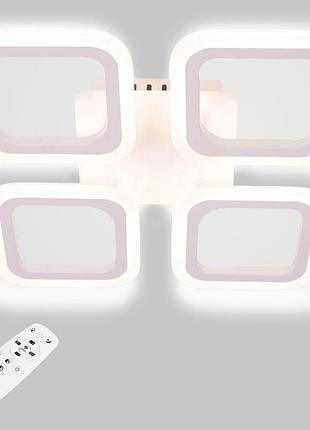 Потолочная led люстра, светильник светодиодный sunlight белый 6325/4s