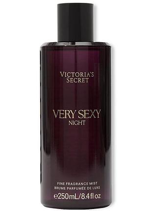 Парфюмированный спрей victoria's secret very sexy night fragrance mist 250 мл