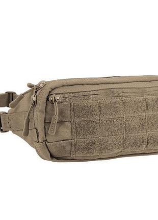 Тактическая сумка на пояс mil-tec fanny pack molle 235 х 60 х 120 мм койот (13512519)