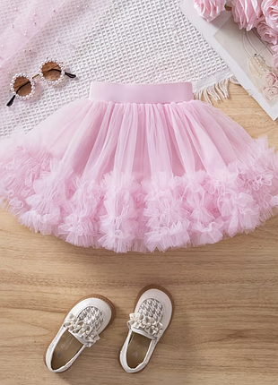 Нарядная пышная фатиновая юбка 5, 6 лет