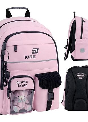 Рюкзак шкільний kite education quirky&cute k26-584m-1