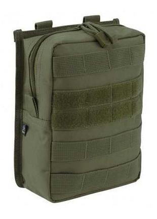 Сумка/подсумок brandit molle pouch cross 21 x 17 x 7 см green (8045-1)