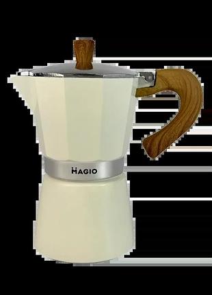 Гейзерна кавоварка magio на 450мл (9 порций) mg-1009
