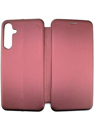 Чехол книжка для samsung a16 4g / 5g (a165 / a166) бордовый