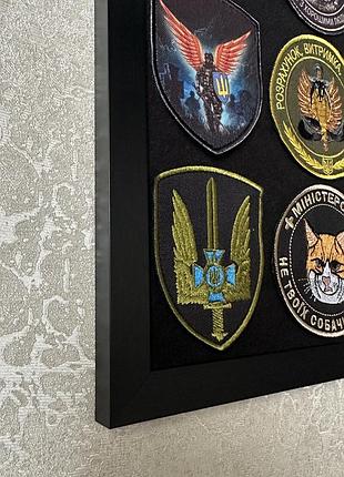Стенд для шевронів у рамці — патч-панель у рамці, патч-борд, панель для шевронів, рамка для нашивок 3