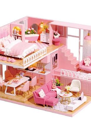 Румбокс вилла теплое время roombox warm time cutebee интерьерный конструктор l-030 + купол