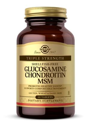 Triple strength glucosamine chondroitin msm - 60 tabs