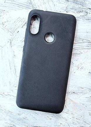 Чохол xiaomi redmi 6 pro / mi a2 lite накладка для телефону силіконовий black