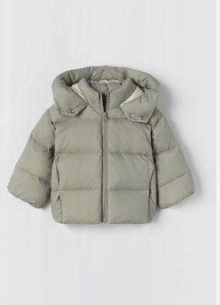 Куртка демисезонная оливкового цвета zara
