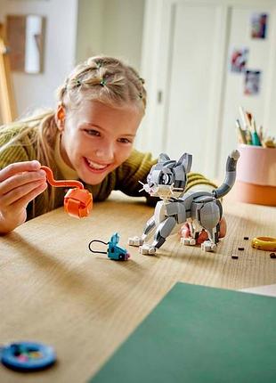 Конструктор lego creator игривый кот 9