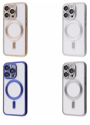 Чохол metal matte case with magnetic ring iphone 16 pro (desert titanium) 60131