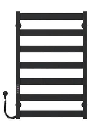 Полотенцесушитель электрический deffi harmony п7 500x800, крашеный сталь (черный, jd04, левое подключение)