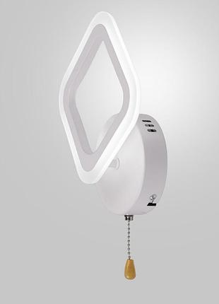 Світильник світлодіодний настінний, led бра sunlight білий 6325/1sw