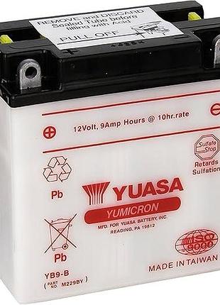 Мото аккумулятор 12v 9,5ah (137х77х141 мм) мотоаккумулятор для скутера мопеда yuasa yb9-b