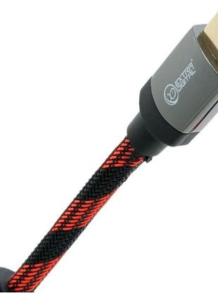 Кабель hdmi – hdmi, 1,5 метра, v2.0, 28 awg, gold, nylon, hi-speed – extradigital