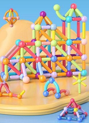 Детский магнитный конструктор 42 элемента 10