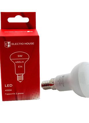 Led лампа гриб e14 / 4100k / 5w 450lm /220° r50