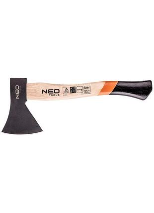 Топор универсальный neo tools рукоятки гикори 36см 600г