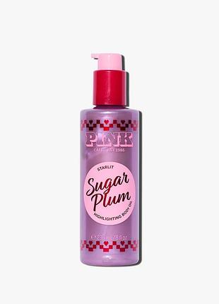 Масло для тела victoria's secret sugar plum highlighting body oil 236 мл (197575961581)