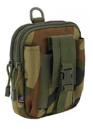Функциональная сумка/подсумок brandit molle 17 х 16 х 4 см brown camouflage (8049-10)