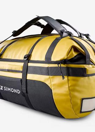 Спортивна дорожня сумка/рюкзак для трекінгу simond 80-120л 74 x 45 x 40см жовтий