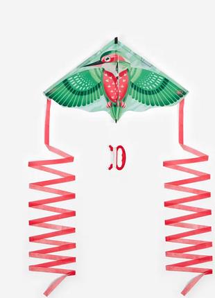 Воздушный летающий змей orao 100 (птица) от 3 лет зеленый