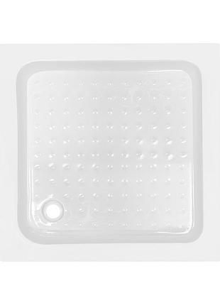 Душевой поддон lidz kapielka st80×80×14, низкий, квадратный, слив 52 мм