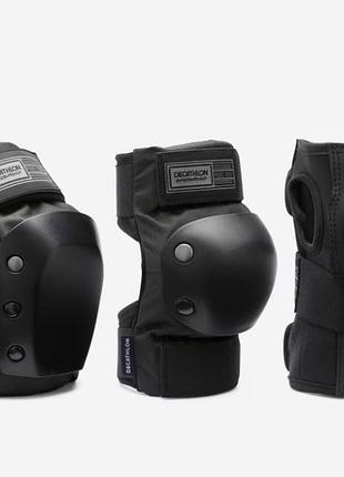 Комплект защиты oxelo pad 500 (xl) из 3 элементов черный