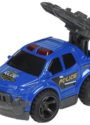 Машинка same toy mini metal гоночный внедорожник синий