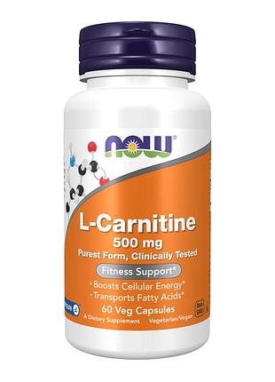 L-карнитин 500мг l-carnitine 500mg - 60 vcaps для повышения энергии