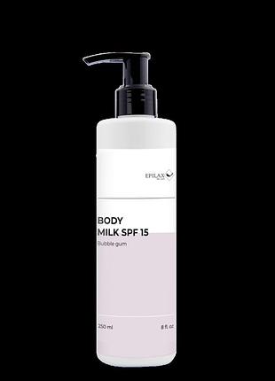 Молочко после депиляции spf 15 bubble gum (бабл гам) 250 мл. epilax