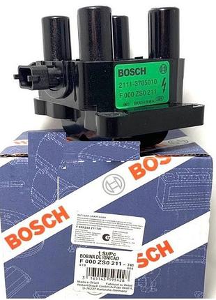 Модуль зажигания 2108-15, 2123, 1117-19 8v bosch (3 контакта) 2111-3705010 (катушка калина, нива шевроле)