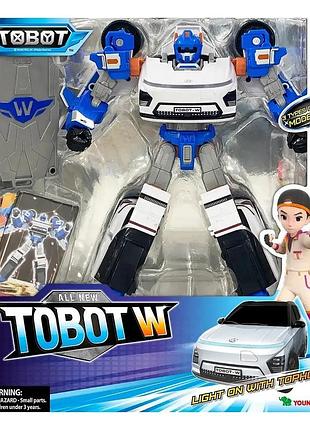 Іграшка-трансформер tobot s6 тобот w (301174) — пральний робот-захисник hyundai kona