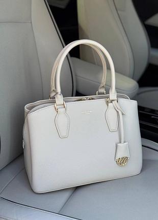 Сумка david jones см7252 молочна