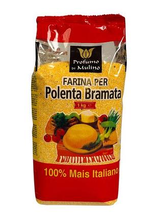 Кукурудзяна крупа profumo di mulino для поленти e farina per polenta bramata, 1000 г